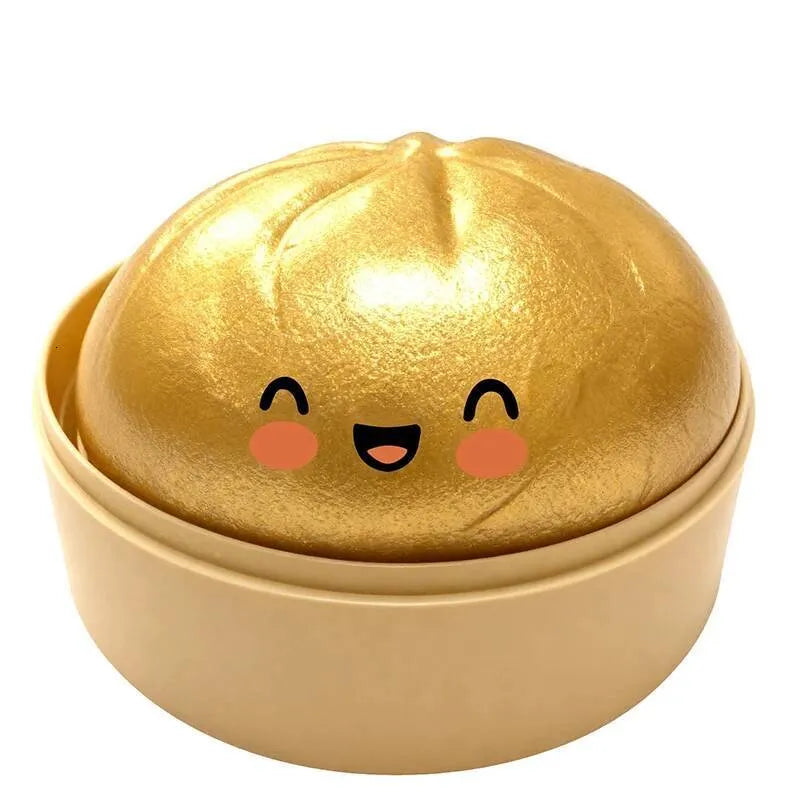 Needoh New Giant Squishys Colorful Stress Fidget Simulation Flash Dumpling Pressure Ball Slow Rebound Soft Pinch Toys