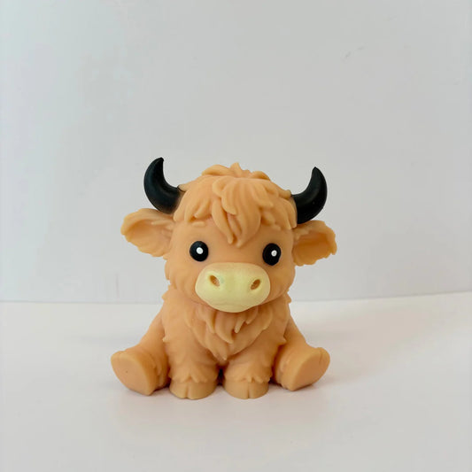 6In Giant Highland Cow Squishy, Jumbo Big Cute Highland Cow Squishies Stress Ball Soft Squishys Slow Rising Stress Ball for Anxiety Stress Party Favors