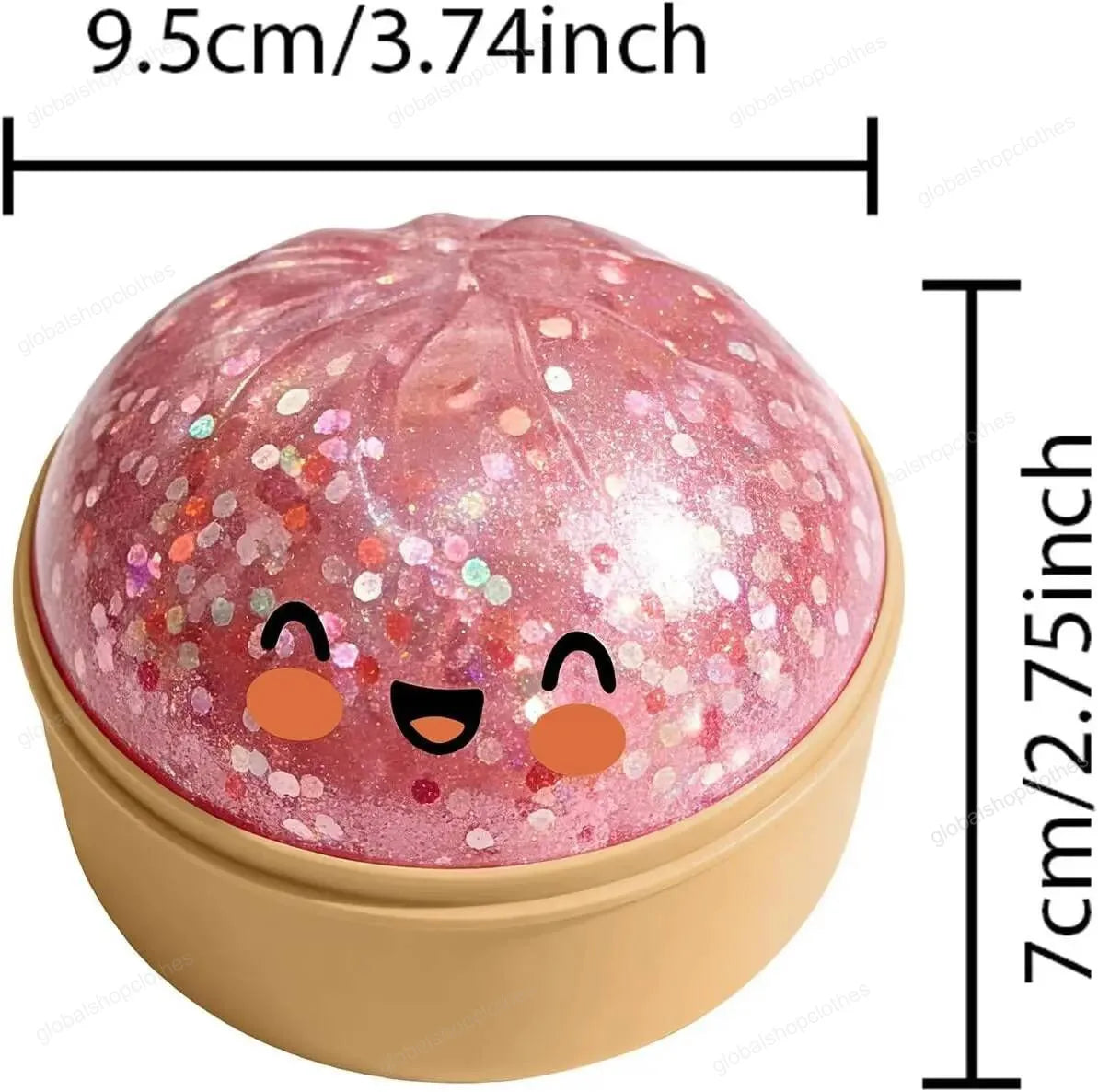 Needoh New Giant Squishys Colorful Stress Fidget Simulation Flash Dumpling Pressure Ball Slow Rebound Soft Pinch Toys